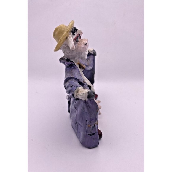 Cowboy Cow Figurine with Cowboy Boots Used - Picture 3 of 9